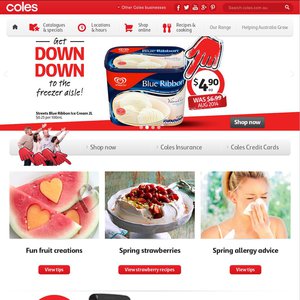 50%OFF Coles items  Deals and Coupons