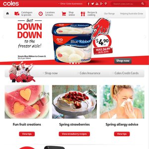 50%OFF Coles items Deals and Coupons
