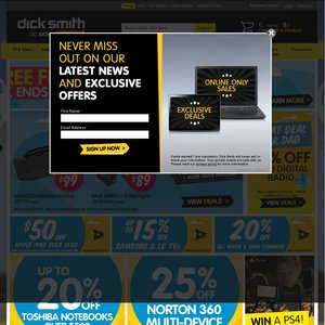 50%OFF Dick Smith Orders ,Shipping Deals and Coupons