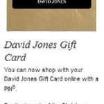 50%OFF David Jones Egift Card Deals and Coupons