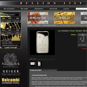 50%OFF Southern Cross Bullion 1oz Silver Bars Deals and Coupons