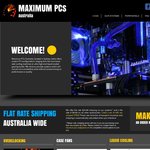 50%OFF Free Shipping for a Week in AU from Max PCS Deals and Coupons