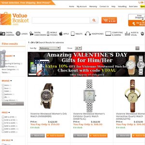 10%OFF Vivienne Westwood Watches deals Deals and Coupons