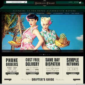 50%OFF EOFY Clearance Sale. Retro, Rockabilly & Alternative Clothing Deals and Coupons