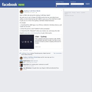 50%OFF Ride for Sydney Craft Beer Week Deals and Coupons
