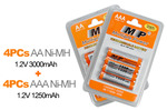 50%OFF MP Rechargeable Ni-MH Batteries Deals and Coupons