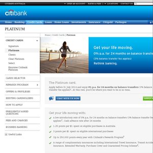 50%OFF Citibank - 0% P.a. for 24 Months on Balance Transfers Deals and Coupons
