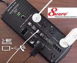 50%OFF 7-Outlet Surge Protected Powerboard  Deals and Coupons