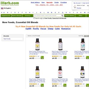 50%OFF Now Foods Essential Oil Blend Deals and Coupons