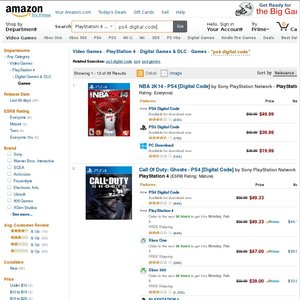 50%OFF games for PS4 Deals and Coupons