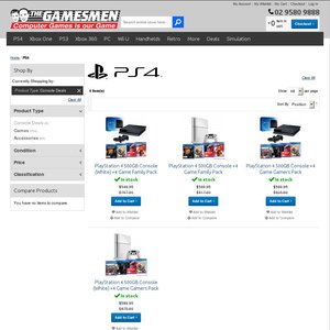 50%OFF PS4 Console +4 Games Deals and Coupons