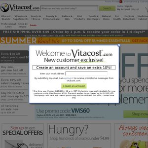 50%OFF Vitacost Vitamins and Supplements Deals and Coupons
