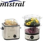 37%OFF Mistral Stainless Steel 1.2l Deep Fryer & 4.8l Steamer  Deals and Coupons