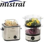 37%OFF Mistral Stainless Steel 1.2l Deep Fryer & 4.8l Steamer Deals and Coupons