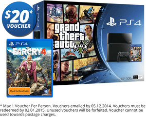 50%OFF PS4 GTA V Bundle, Far Cry 4 Deals and Coupons