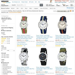 50%OFF Timex Weekender Watch Deals and Coupons