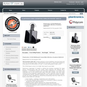 50%OFF Plantronics CS540 Wireless Headset Deals and Coupons
