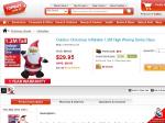 50%OFF Outdoor Christmas Inflatable 1.2M High Waving Santa Claus Deals and Coupons