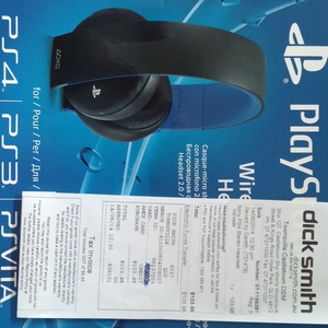 50%OFF Sony PlayStation Wireless Stereo Headset 2.0 Deals and Coupons