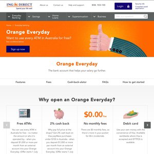 2%OFF ING Direct Orange Everyday Deals and Coupons