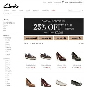 50%OFF Clarks Shoes Deals and Coupons