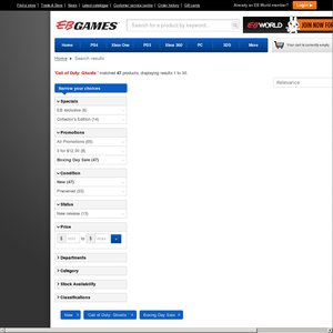 50%OFF 360/PS3 CallofDuty:Ghosts Editions Deals and Coupons