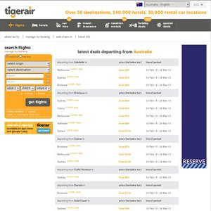 50%OFF Tigerair Deals and Coupons