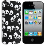 50%OFF Skull Pattern Hard Case for iPhone 4 Deals and Coupons