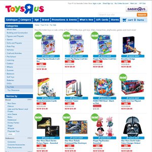50%OFF Toys R Us items Deals and Coupons