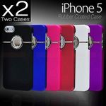50%OFF iPhone 5 PU Leather Case & Premium Ring Chrome Hard Case  Deals and Coupons
