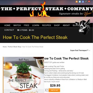 90%OFF How To Cook The Perfect Steak eBook Deals and Coupons