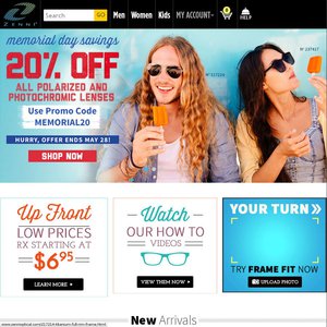 20%OFF All Polarized and Photochromic Lenses Deals and Coupons