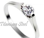 50%OFF Titanium Steel Ring with Rhinestone Crystal Deals and Coupons