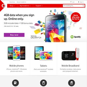 50%OFF Unlimited calls on Vodafone Deals and Coupons
