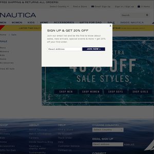 40%OFF Nautica US Deals and Coupons