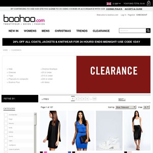 60%OFF Clearance Sale Boohoo.com Deals and Coupons