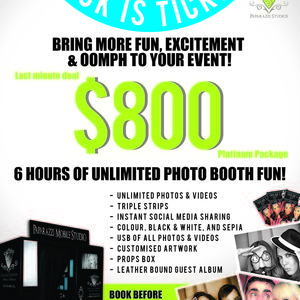50%OFF Platinum Photo Booth Experience Deals and Coupons