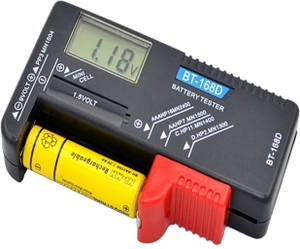 50%OFF LCD Digital BT-168D Battery Tester for AA/9V/C Voltage Battery Deals and Coupons