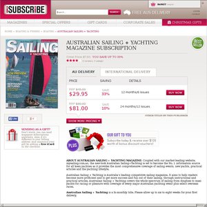 50%OFF Australian Sailing + Yachting Magazine Deals and Coupons