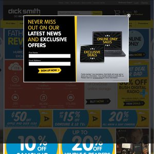 50%OFF Dick Smith items ( Xbox, TVs, etc ) Deals and Coupons
