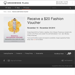 50%OFF $20 Fashion Voucher Deals and Coupons
