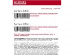 30%OFF 5 books from Borders Deals and Coupons