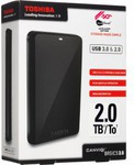 50%OFF Toshiba Basic Portable Hard Drive USB 3.0 2TB and 1TB Deals and Coupons