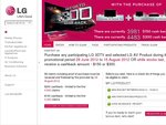 50%OFF LG 3D TV Cashback Prom Deals and Coupons