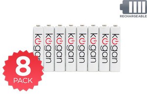 50%OFF 8 Pack Kogan Rechargeable AAA Batteries  Deals and Coupons