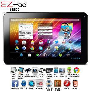 15%OFF EZPad 9 Inch Android 4.2.2 Dual Core 925DC Tablet Deals and Coupons