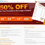50%OFF any DX items Deals and Coupons