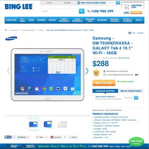 50%OFF Samsung Galaxy Tab 4 10.1 16GB Wi-Fi Tablet Deals and Coupons