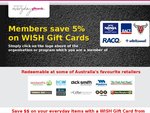 5%OFF Gift Cards Deals and Coupons