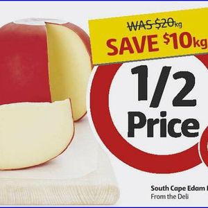 50%OFF South Cape Edam Cheese Deals and Coupons